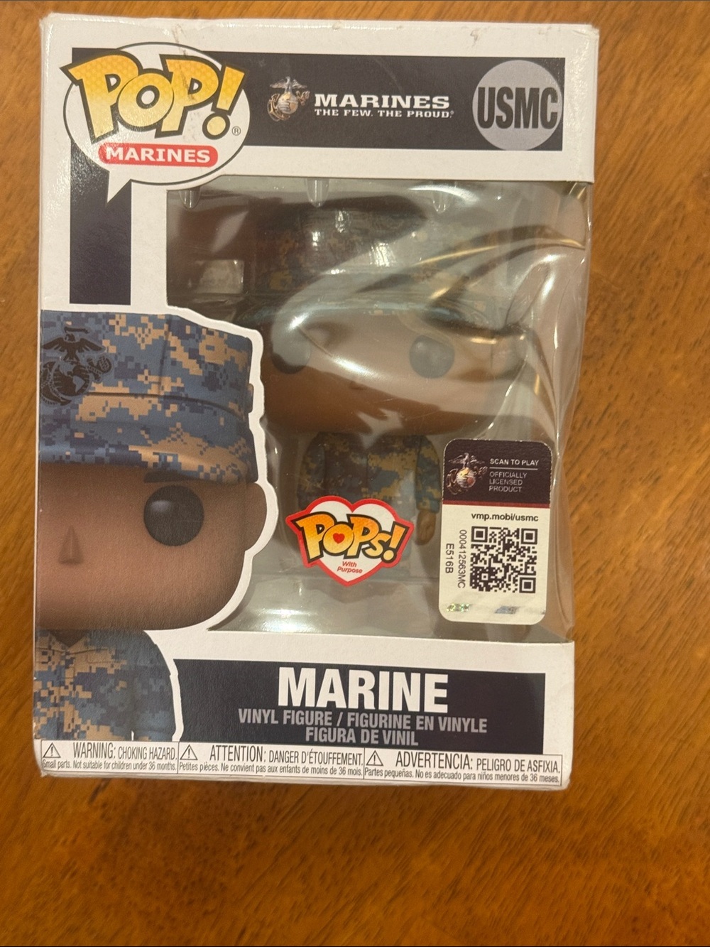 Funko Marine Pop! Vinyl Figure - Blue, Tan, Black
